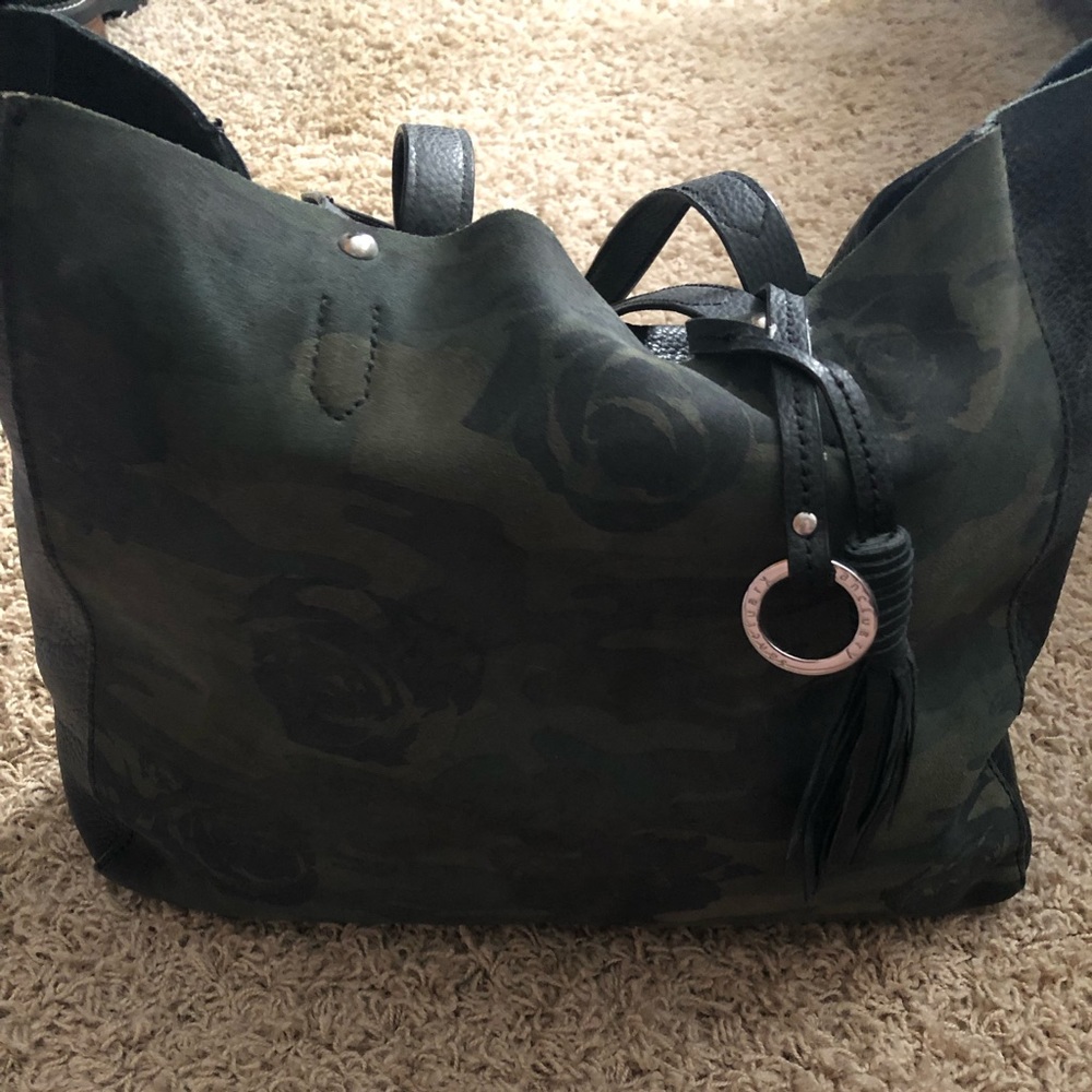 Sanctuary handbag new with tags camo black leather